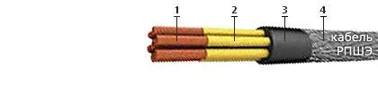 Кабель РПШЭ 2х10